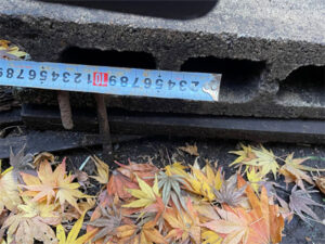 東京都練馬区 ブロック採寸