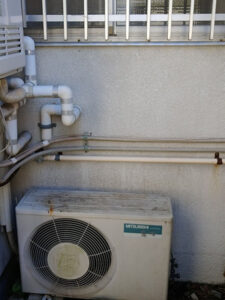 東京都北区 室外機 配線